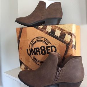 NEW IN BOX - UNR8ED Brown Booties